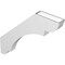 Ekena Millwork 4-in. W x 34-in. D x 34-in. H Olympic Architectural Grade PVC Knee Brace BRCP04X34X34OLY - alternate 3